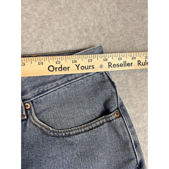 Levis 505 Mens Jeans 38X29 Regular Fit Straight Leg Blue Denim Classic - Picture 5 of 8